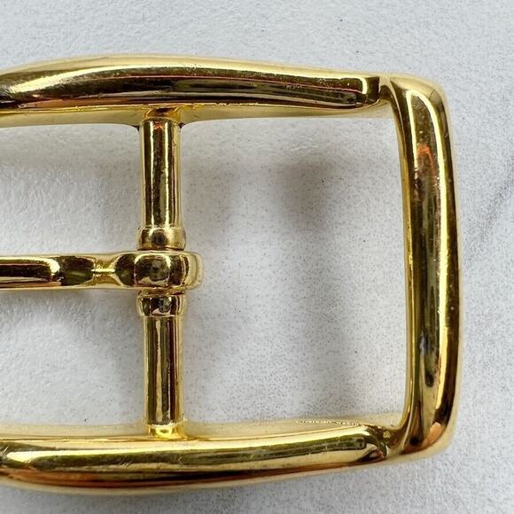Vintage Gold Tone Simple Basic Belt Buckle for up to 1 Inch Belt - Picture 7 of 8